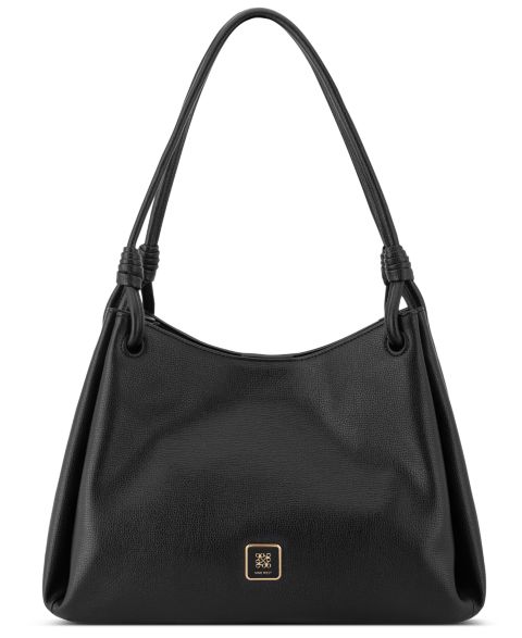 Женская сумка Nine West Dorsey Triple Compartment Large Shoulder, цвет: Чёрный