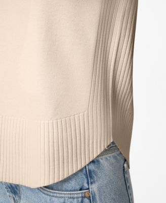 Petite Round Hem Pull-on Sweater