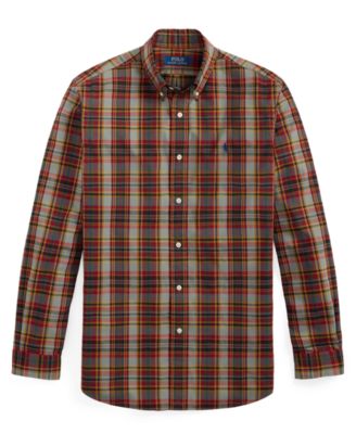 Men's Classic-Fit Plaid Performance Shirt