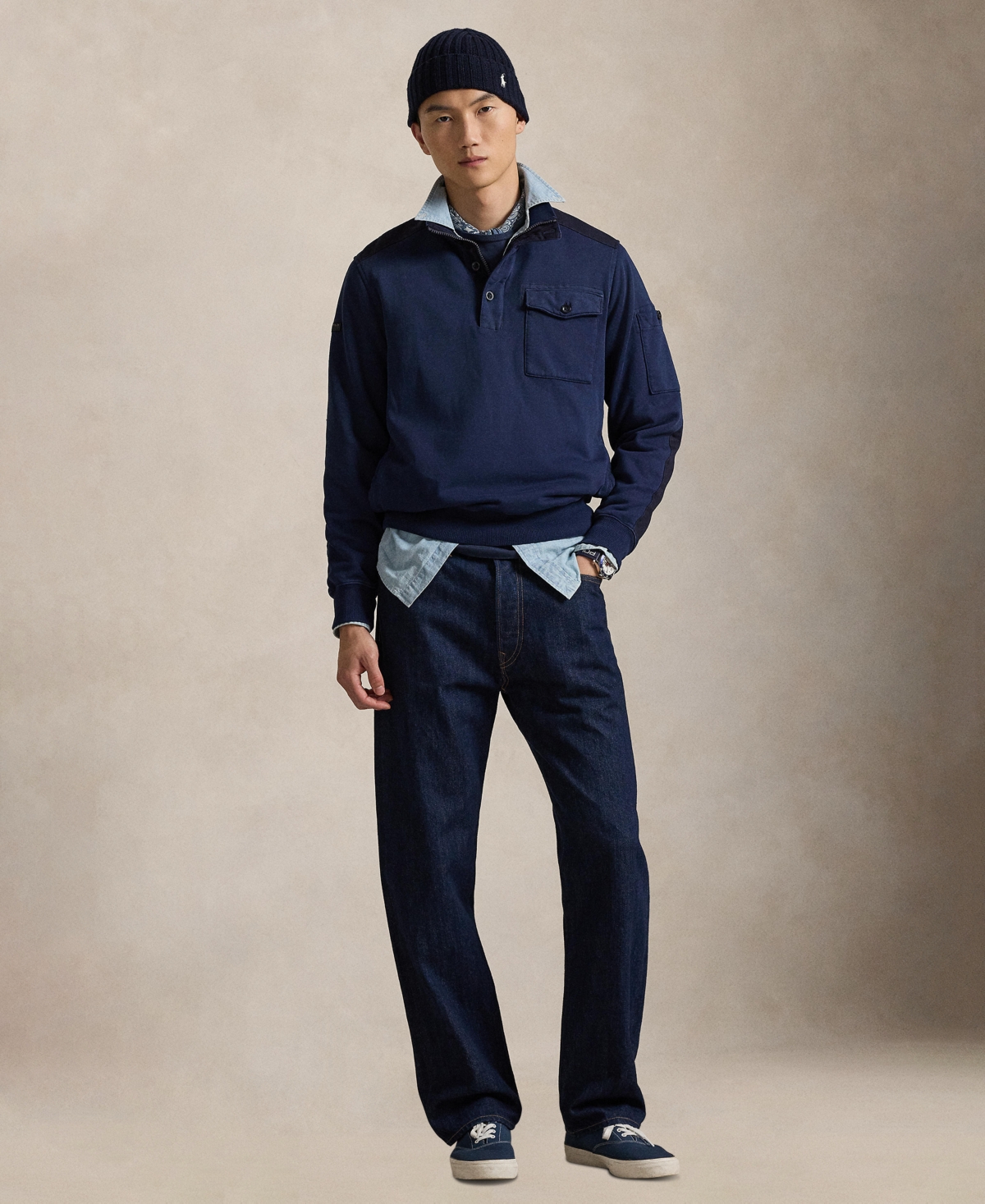 Polo Ralph Lauren Men's Long-Sleeve Spectre Loopback Sweatshirt