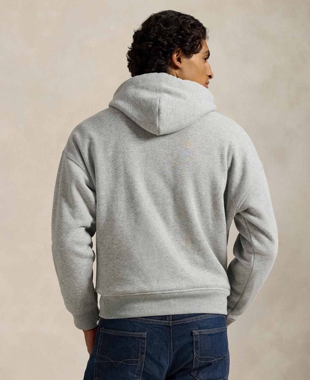 Polo Ralph Lauren Men's Big Pony 20th Anniversary Long Sleeve Hoodie In Gray