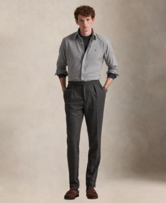 Men's Classic-Fit Long-Sleeve Checked Shirt