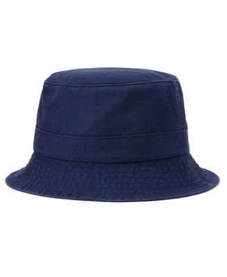 Men's Bear Graphic Twill Bucket Hat