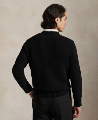 Men's Bear Graphic Crewneck Sweater