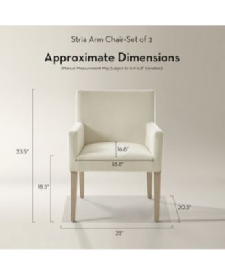 Stria Arm Chair-Set of 2