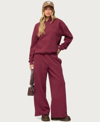 Women's Basic Girl Wide Leg Sweatpants