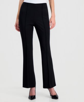 Women's One-Button Scrunched-Sleeve Jacket & High-Rise Flared-Leg Pants, Macy's Exclusive