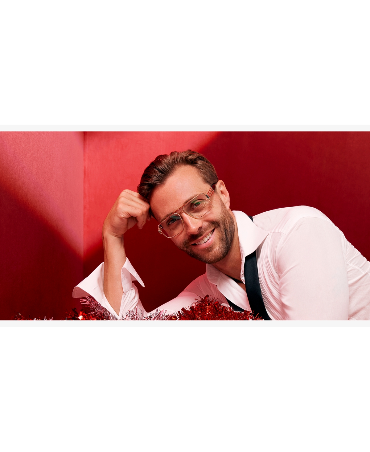 Versace Men's Square Eyeglasses