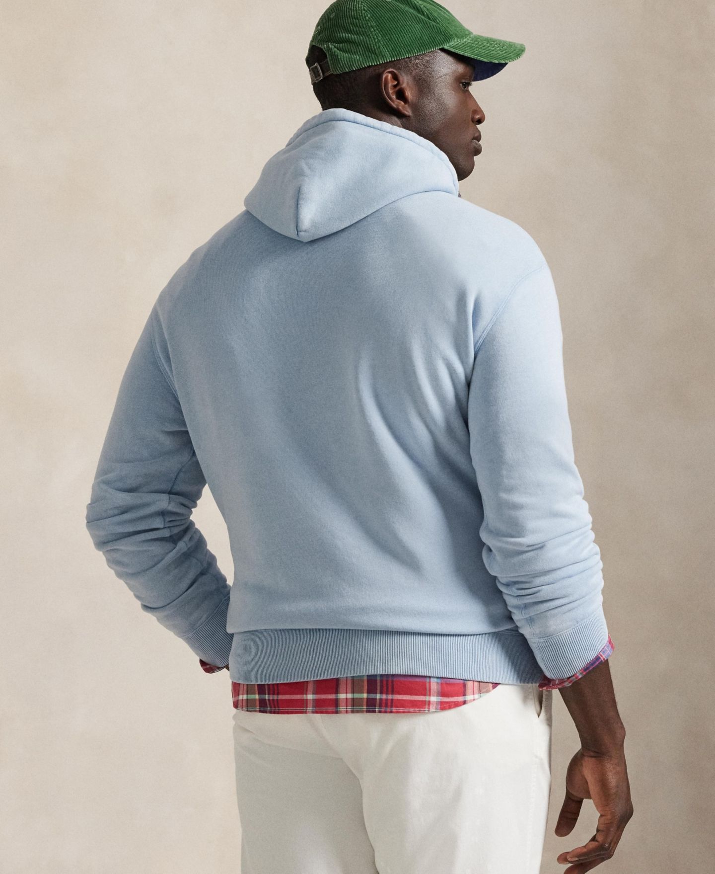 Мужское худи Polo Ralph Lauren Big & Tall Bear Graphic Long-Sleeve, цвет: Синий — фото 4