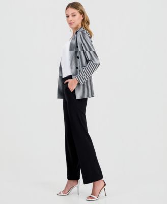 Women's Pull-On Mid-Rise Straight Pants
