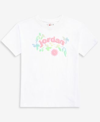 Girls' 7-16 Floral Basketball Graphic T-Shirt