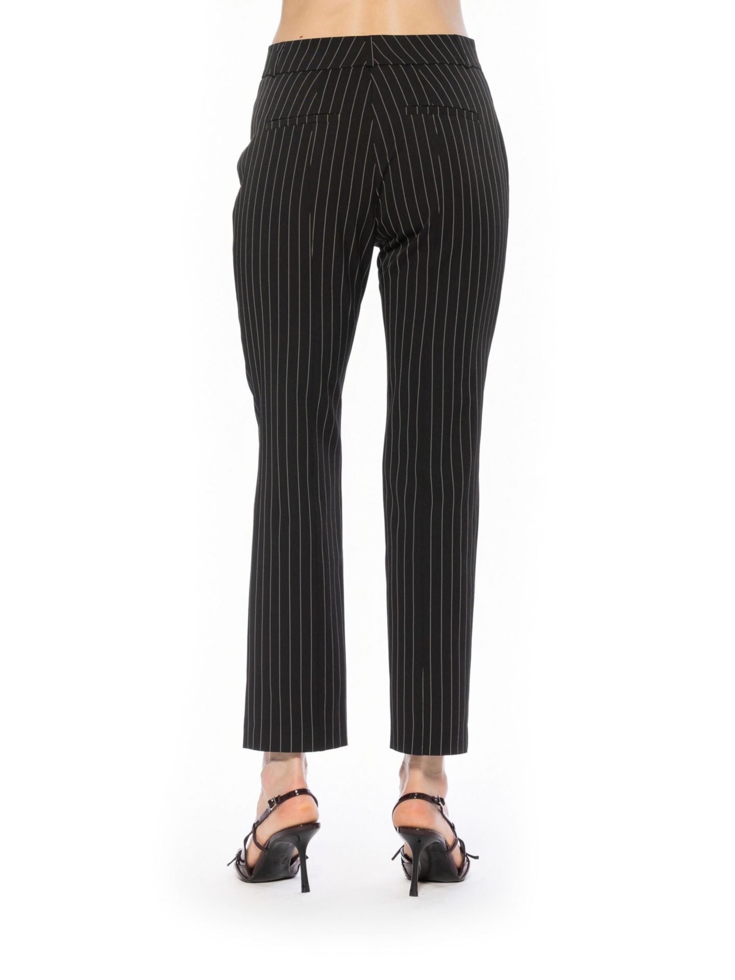 Женские брюки Alexia Admor Lior Striped, цвет: Чёрный — фото 3