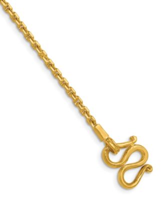 Cable Chain Necklace in 24k Yellow Gold