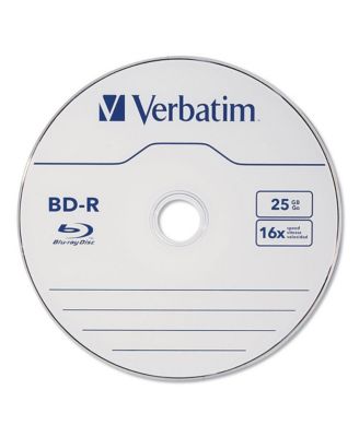 97238 25 GB 16x BD-R Blu-Ray Disc - White (10/Pack