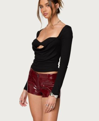 Women's Oaklyn Layered Bra Cowl Neck Top