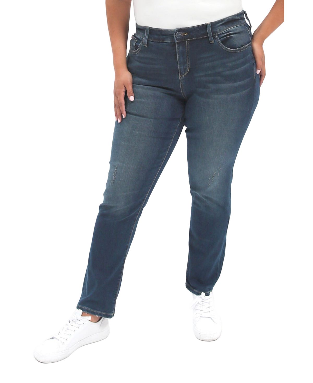 Slink Jeans Women's Denim Mid Rise Slim - Wendy view 1 — MAYCSS fashion products