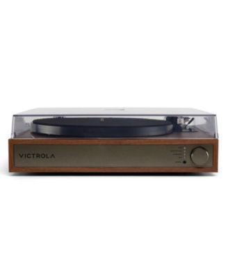 Harmony Bluetooth Turntable System with Speakers, Walnut