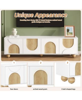 Farmhouse Storage Cabinet With TV Stand