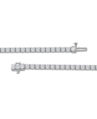 Diamond (5 ct. t.w.) Bracelet in 14k White Gold