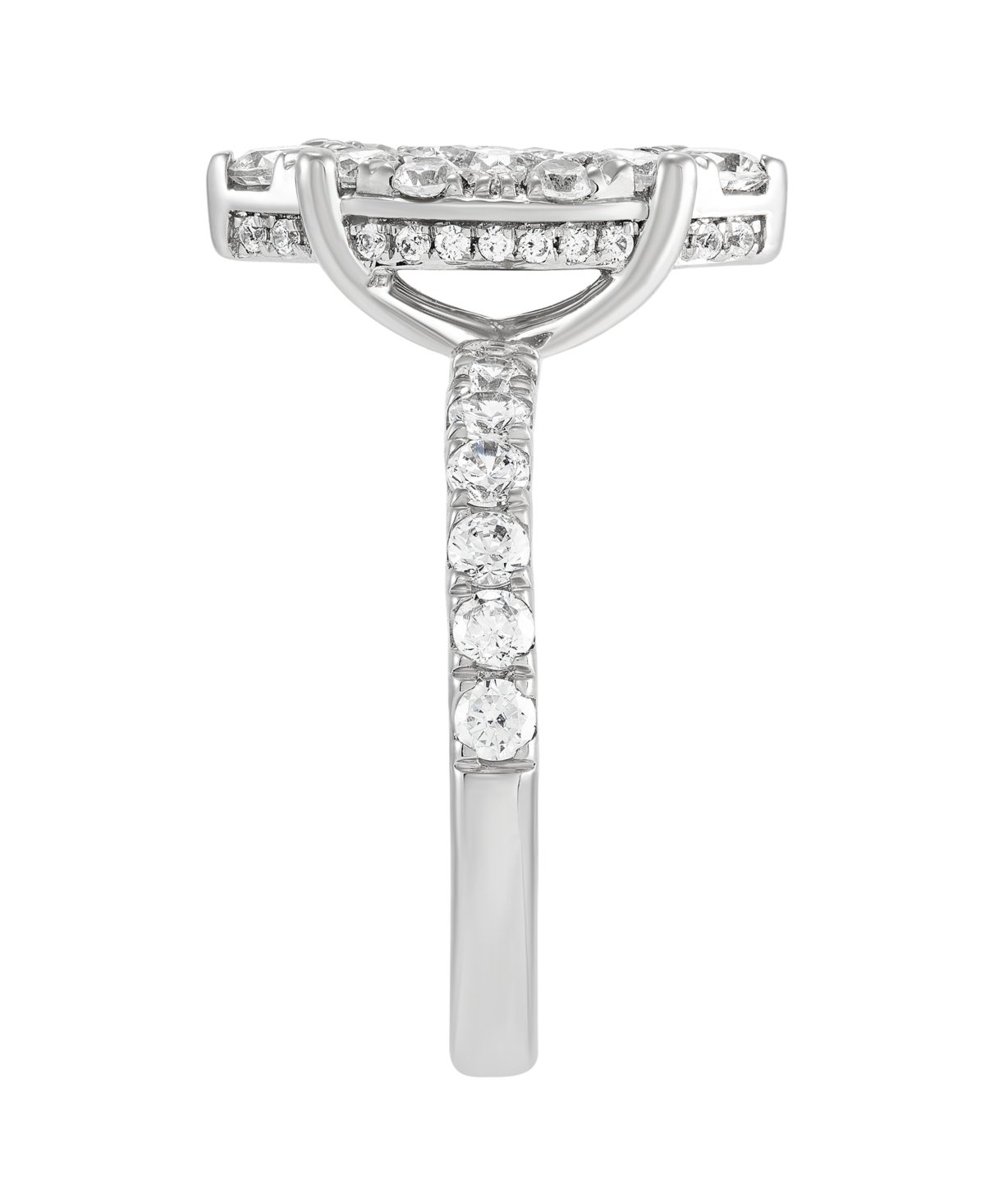 Macy's Diamond Engagement Ring (2 ct. t.w.) in 10k White Gold