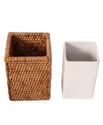 Square Tumbler with Ceramic Insert