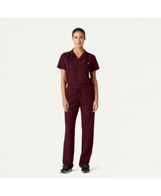 Women's Classic V-Neck Scrub Top with 1 Pocket
