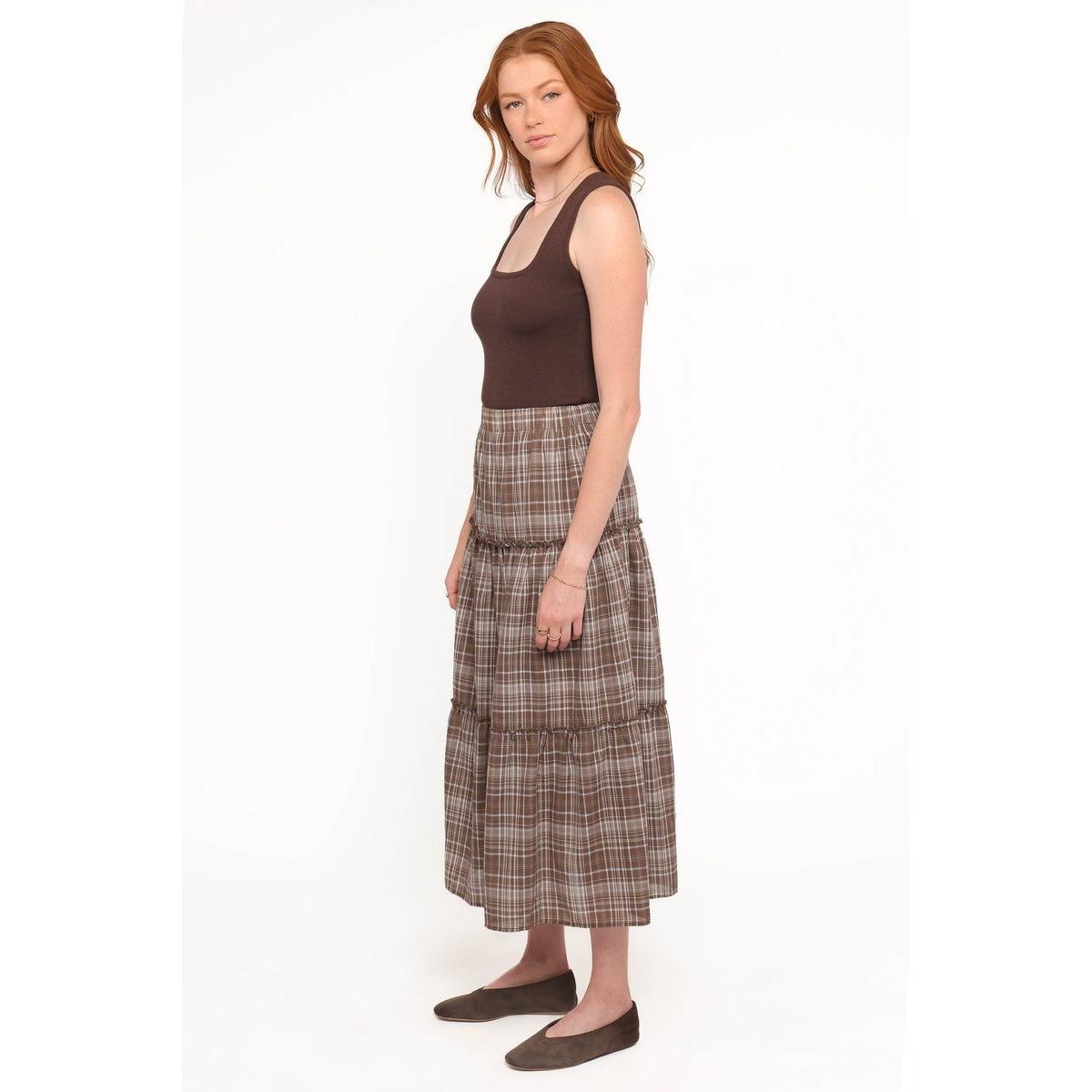 Petal and Pup Women's Campbell Tiered Maxi Skirt