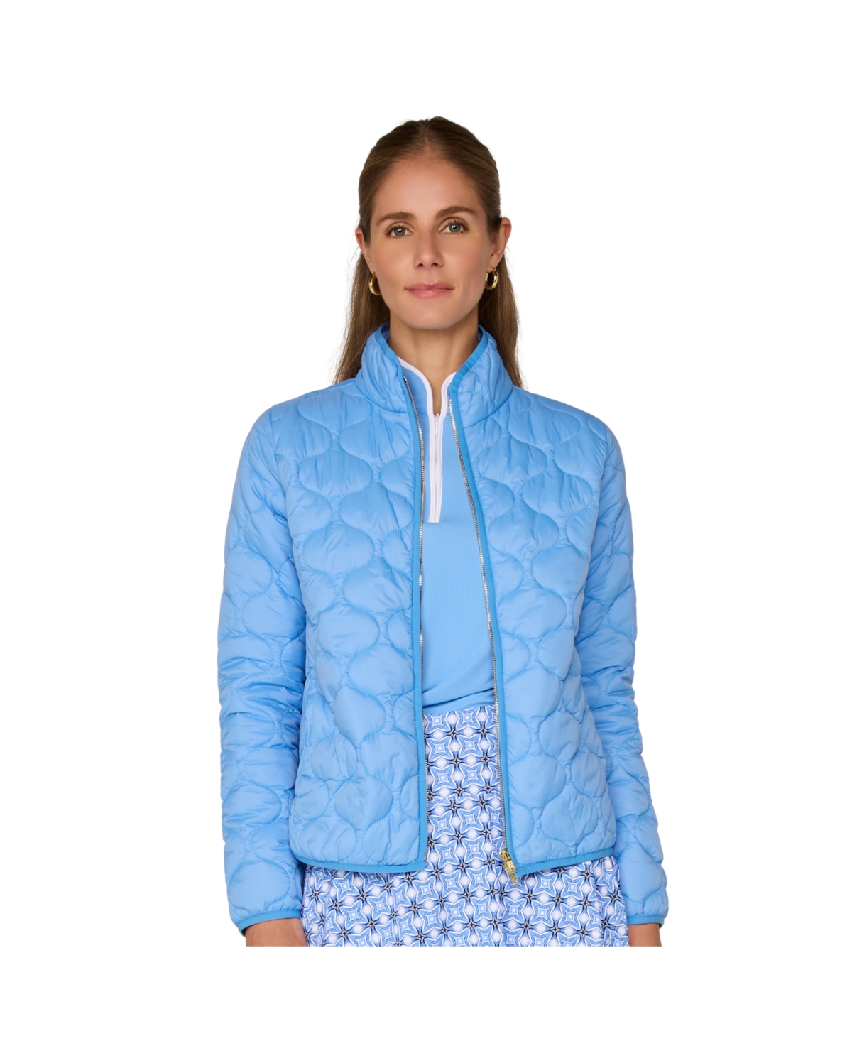 G Lifestyle Clothing Women's Double Zip Padded Jacket