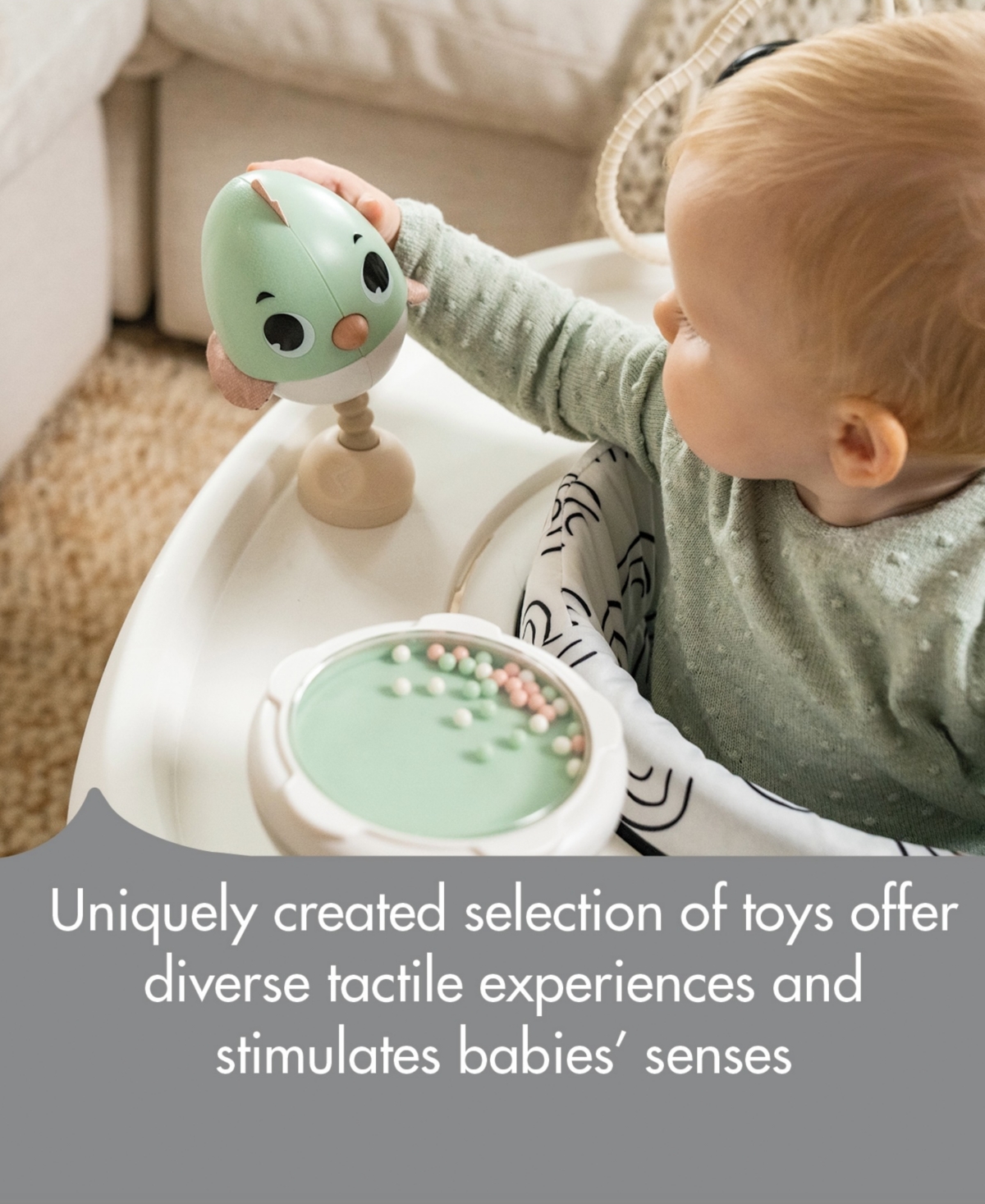 Tiny Love Baby Boys' or Girls' 5-in-1 Stationary Activity Center