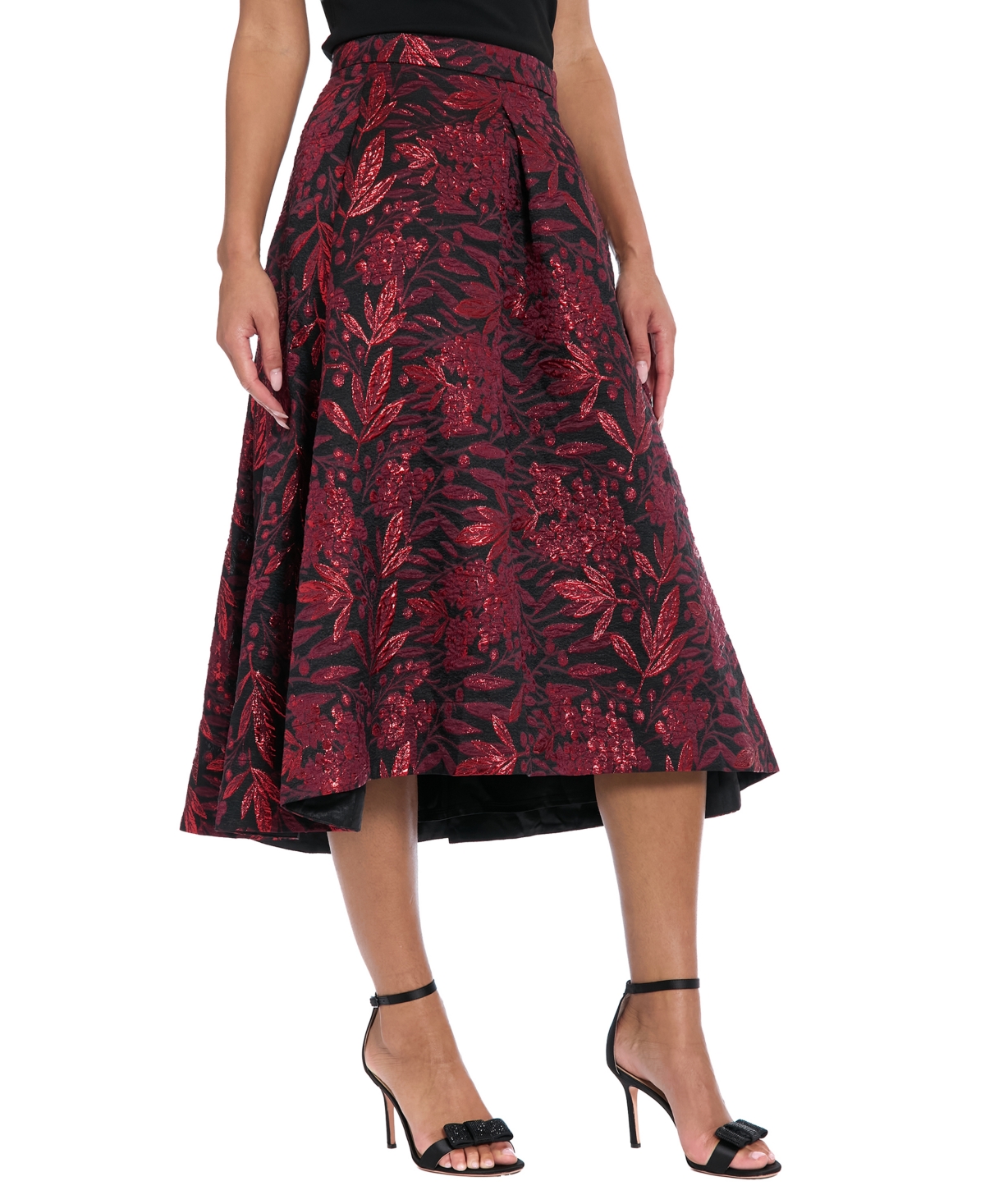 Muse Plus Size Pleated Ballgown Skirt