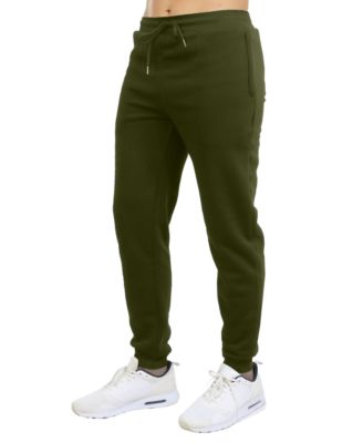 Men's Modern-Fit Heavyweight Jogger Sweatpants with Zipper Side Pockets