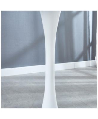 31.5" White Tulip Dining Table for 2-4 People