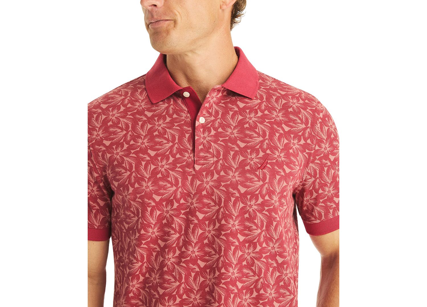 Men's Classic-Fit Printed Polo Shirt