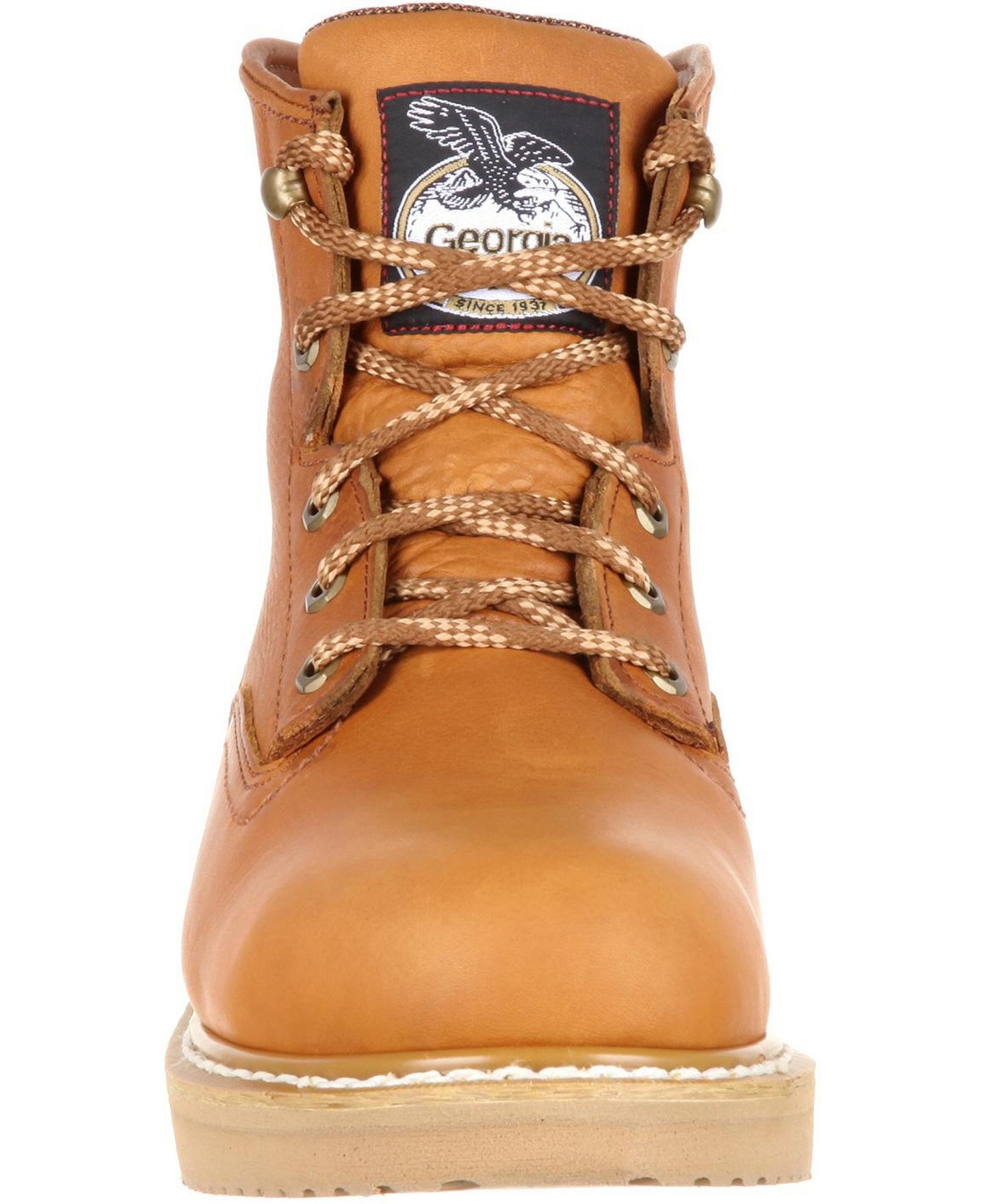 Мужские ботинки GEORGIA BOOT 6" Wedge Work Boot, цвет: Золотой — фото 13