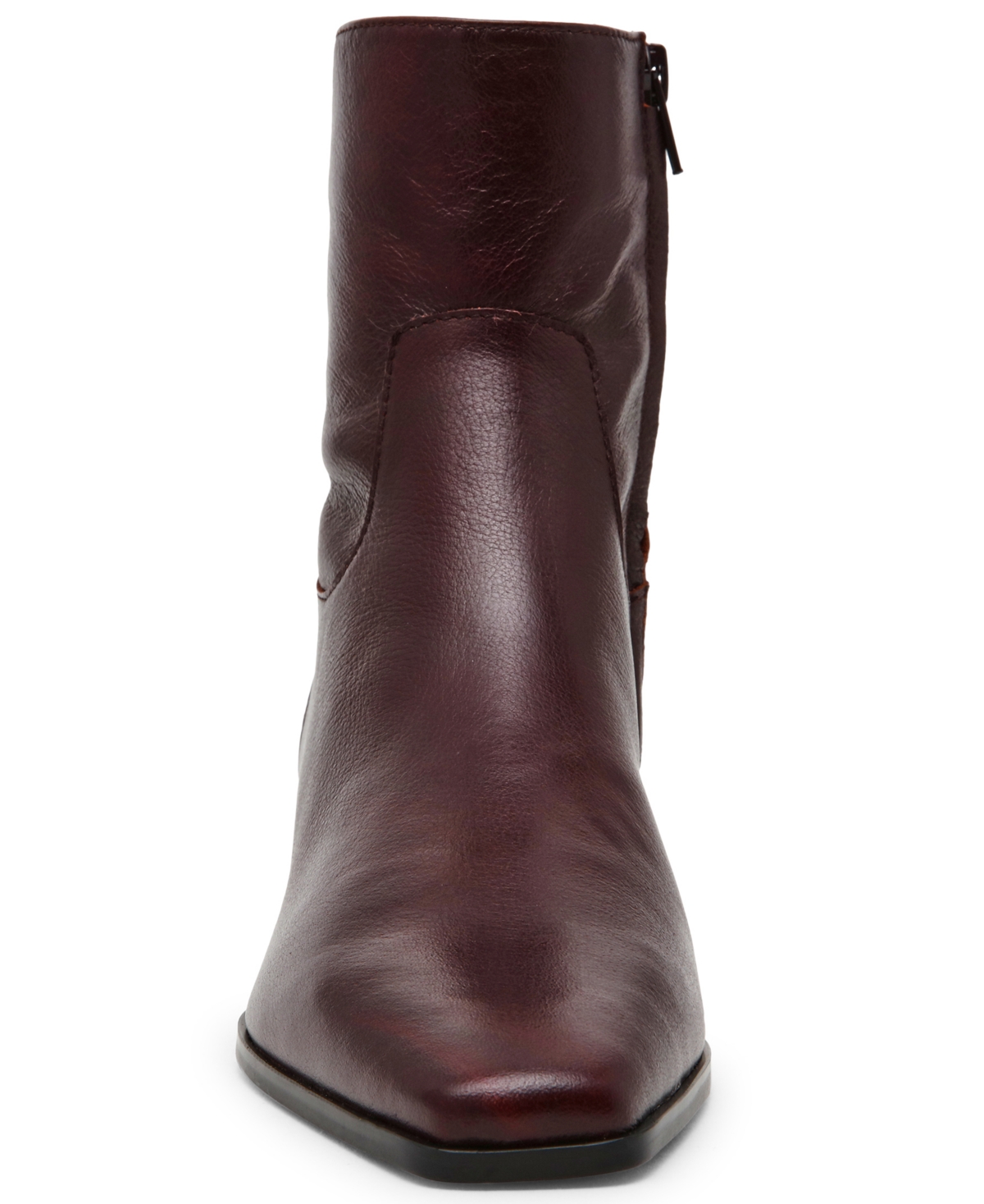 Steve Madden Women's Dusty Block-heel Booties In Burgundy