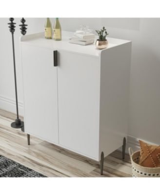 Streamdale Home wine bar cabinet with rack & shelf, modern sideboard buffet