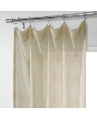 Sirius Striped Patterned Faux Linen Sheer Curtain
