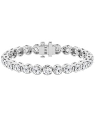 Diamond (12 ct. t.w.) Bracelet in 14k White Gold