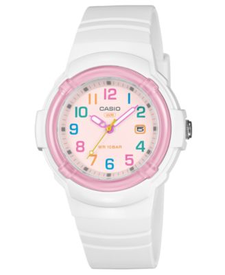 Women's White Resin Watch 34.7mm