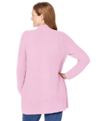 Women's Within Zip Front Shaker Cardigan