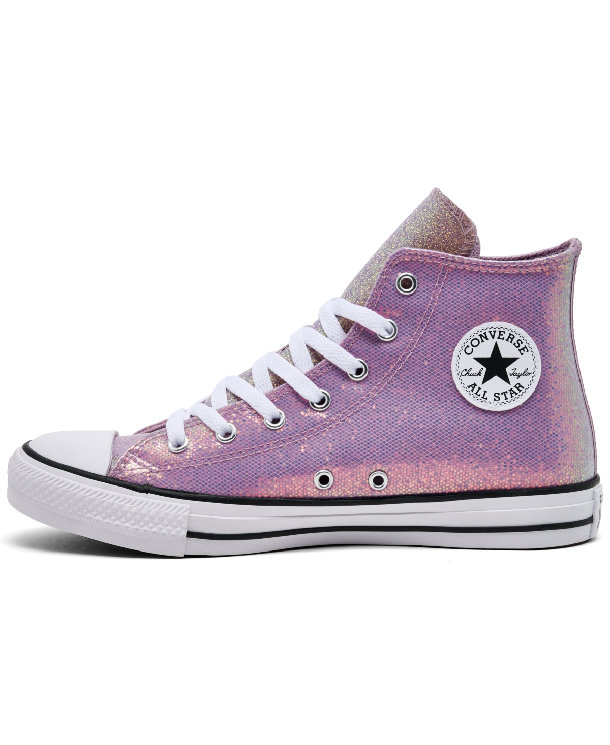 Converse Big Girls Chuck Taylor All Star Disco Casual Sneakers From Finish Line In Purple
