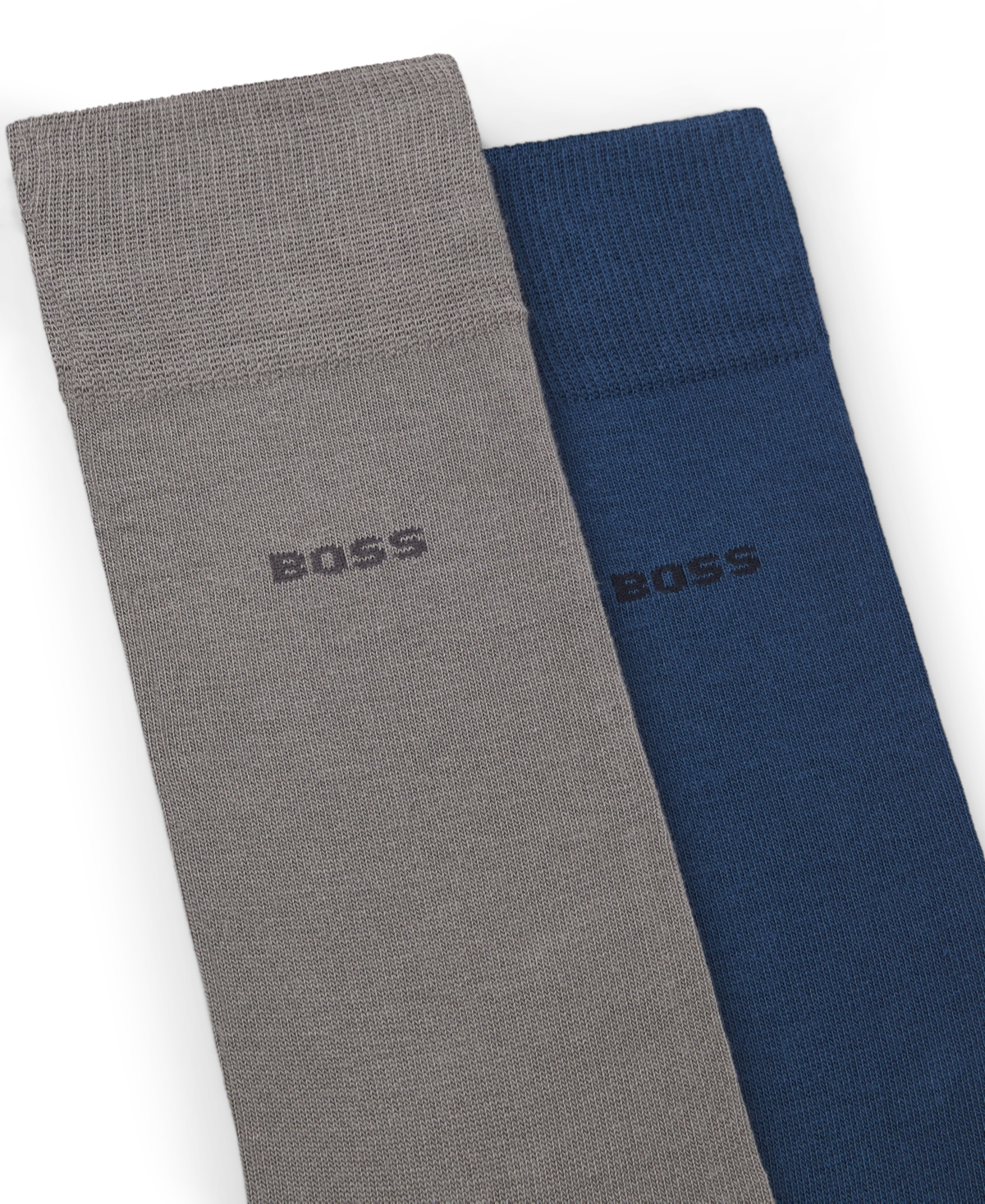 Hugo Boss Men's Crew Length Socks, 2-Pack