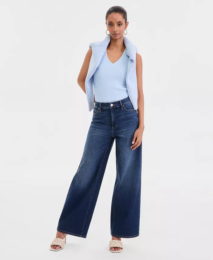 Women's High-Rise Wide-Leg Jeans