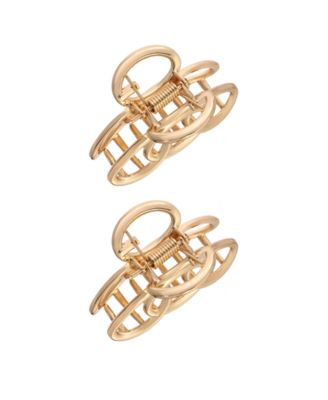 Keep It Simple Gold Hair Clip Set