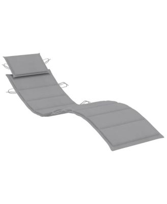 Sunlounger Wooden Solid Acacia wood Standard Foldable