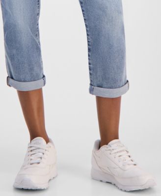 Petite "Ab" Solution Cuffed Skimmer Jeans