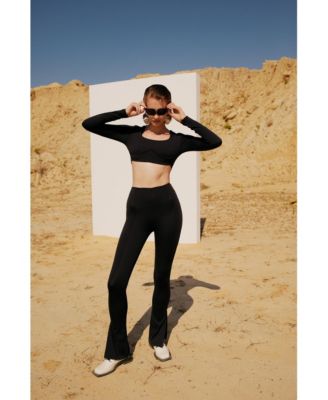 Women's Free Heaven Long-Sleeve Crop Top