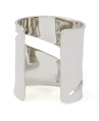 Silver Vintage Openwork Cuff Bracelet