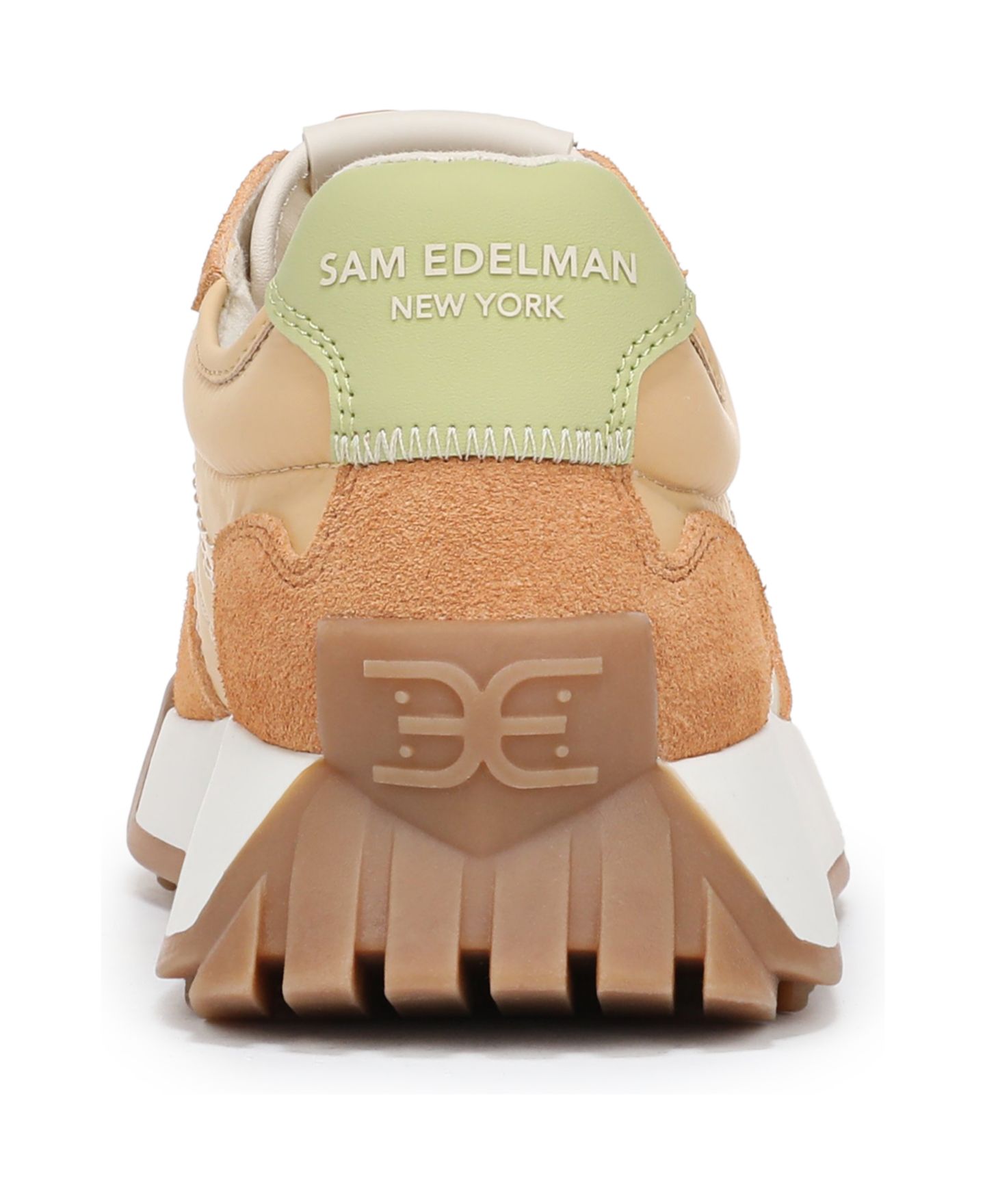 Женские кроссовки Sam Edelman Langley Retro Lace-Up, цвет: Оранжевый / Замшевый — фото 3