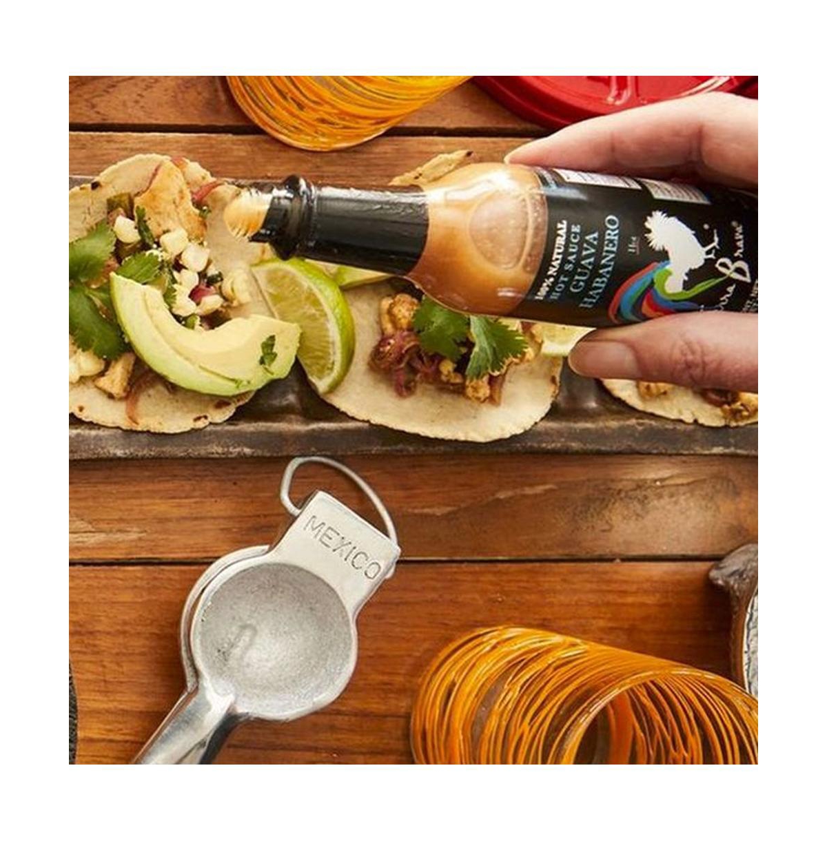 Trio of Hot Sauces with Servilleta